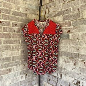 Cute Anthropolgie short sleeve shirt